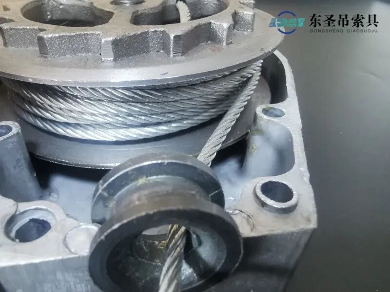 防坠器拆开后